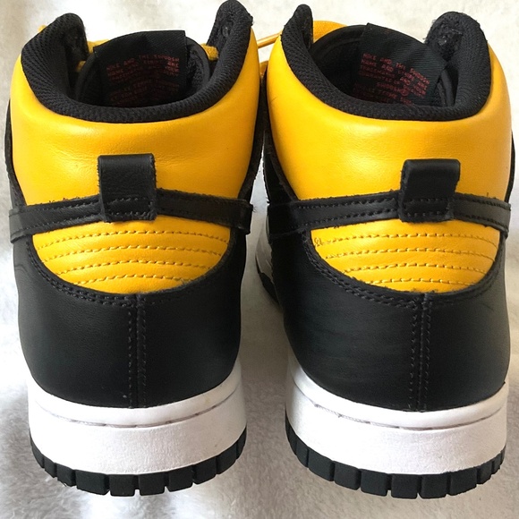 Nike Dunk High Retro Goldenrod Black Yellow DD1399-700 Men’s Sz 9.5 - Picture 7 of 16